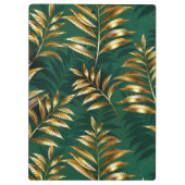 Seamless pattern with golden ferns クリップボード (裏面)