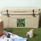 Seamless pattern with golden ferns シール (クーラー)