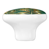 Seamless pattern with golden ferns セラミックノブ (側面)