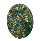 Seamless pattern with golden ferns ダーツボード (正面右)