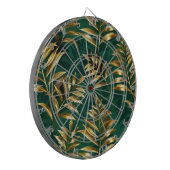 Seamless pattern with golden ferns ダーツボード (正面左)