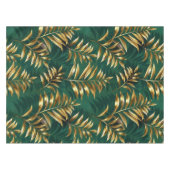 Seamless pattern with golden ferns テーブルクロス (正面(横))