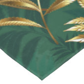 Seamless pattern with golden ferns テーブルクロス (アングル)