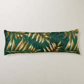 Seamless pattern with golden ferns ボディピロー (裏面)