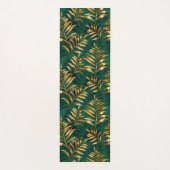 Seamless pattern with golden ferns ヨガマット (裏面)