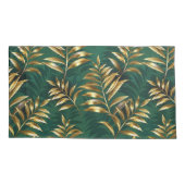 Seamless pattern with golden ferns 枕カバー (裏面-左)