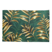Seamless pattern with golden ferns 枕カバー (裏面)