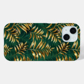 Seamless pattern with golden ferns Case-Mate iPhoneケース (裏面 (横))
