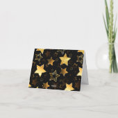 Seamless pattern with Golden Stars シーズンカード (裏面)