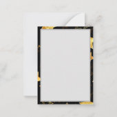 Seamless pattern with Golden Stars ノートカード (裏面)