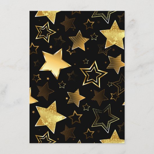 Seamless pattern with Golden Stars メニュー (正面)