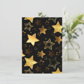 Seamless pattern with Golden Stars メニュー (スタンド正面)