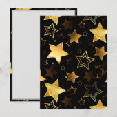 Seamless pattern with Golden Stars メニュー (正面/裏面)