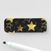 Seamless pattern with Golden Stars 名札 (インサイチュ)