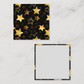 Seamless pattern with Golden Stars 紹介カード (正面/裏面)