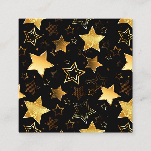 Seamless pattern with Golden Stars 紹介カード (正面)