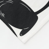 Seamless pattern with Halloween cute hand drawn el フリースブランケット (角)