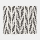 Seamless pattern with hand drawn brush strokes. In フリースブランケット (正面(横))
