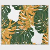 Seamless Pattern with Hawaiian Rainforest. Retro C ラッピングペーパー (フラット)