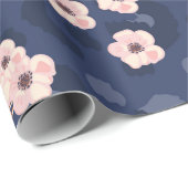 Seamless pattern with leopard skin and pink small  ラッピングペーパー (ロールコーナー)