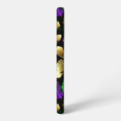 Seamless Pattern with Mardi Gras feathers Samsung Galaxyケース (左側面)