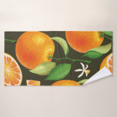 Seamless pattern with orange バスタオル (バスタオル)