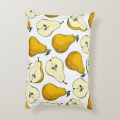 Seamless pattern with pear. Hand drawn pattern bac アクセントクッション (裏面(縦))