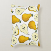Seamless pattern with pear. Hand drawn pattern bac アクセントクッション (正面(垂直))