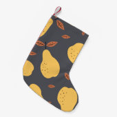 Seamless pattern with pears. Fruits light modern t スモールクリスマスストッキング (正面 (吊り時))
