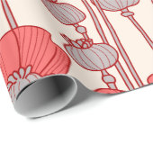 Seamless pattern with poppies.  ラッピングペーパー (ロールコーナー)