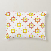 Seamless pattern with squares Abstract background  アクセントクッション (裏面)