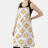 Seamless pattern with squares Abstract background エプロン (インサイチュ)