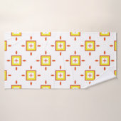 Seamless pattern with squares Abstract background バスタオル (バスタオル)