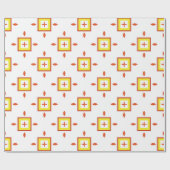 Seamless pattern with squares Abstract background ラッピングペーパー (フラット)