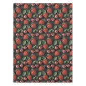 Seamless Pattern with Strawberries and Cherries テーブルクロス (正面)