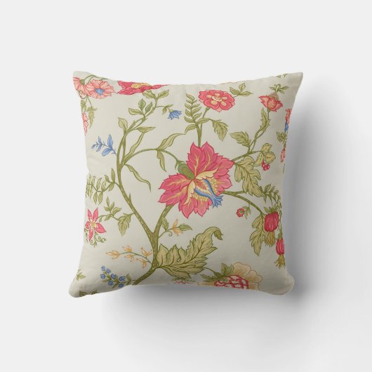 Seamless pattern with stylized ornamental flowers  クッション (裏面)
