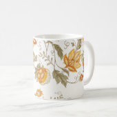 Seamless pattern with stylized ornamental flowers  コーヒーマグカップ (正面右)