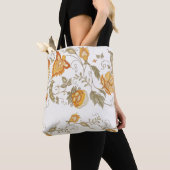 Seamless pattern with stylized ornamental flowers トートバッグ (クローズアップ)