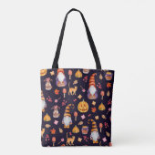 Seamless pattern with vintage Halloween elements.  トートバッグ (裏面)