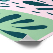 Seamless pattern with wild tropical rainforest. Tr ポスター (角)