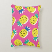 seamless pineapple fruit crazy colors pattern. Ch アクセントクッション (裏面(縦))