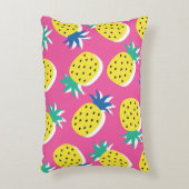 seamless pineapple fruit crazy colors pattern. Ch アクセントクッション (正面(垂直))