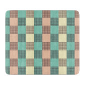 Seamless plaid pattern   カッティングボード (正面)