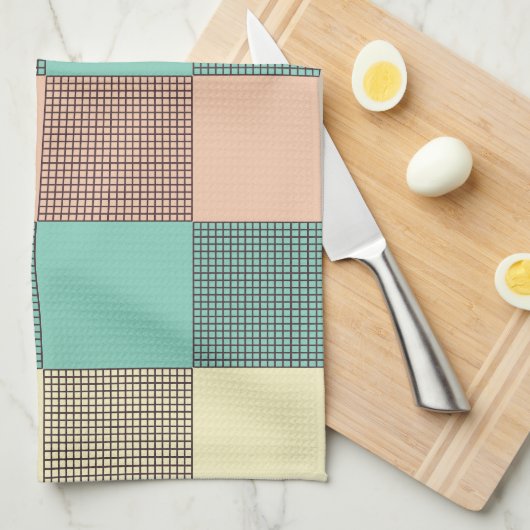 Seamless plaid pattern   キッチンタオル (四つ折り)