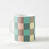 Seamless plaid pattern   コーヒーマグカップ (正面左)
