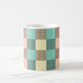Seamless plaid pattern   コーヒーマグカップ (中央)