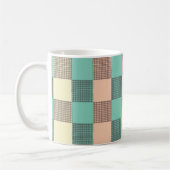 Seamless plaid pattern   コーヒーマグカップ (左)