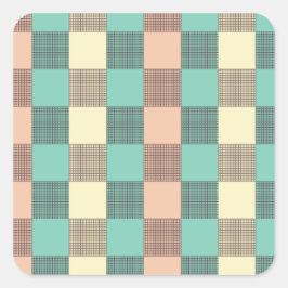 Seamless plaid pattern   スクエアシール