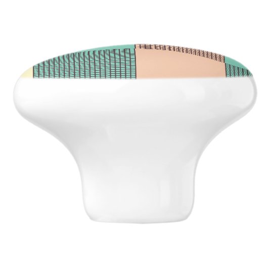 Seamless plaid pattern   セラミックノブ (側面)