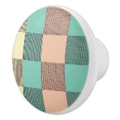 Seamless plaid pattern   セラミックノブ (右)